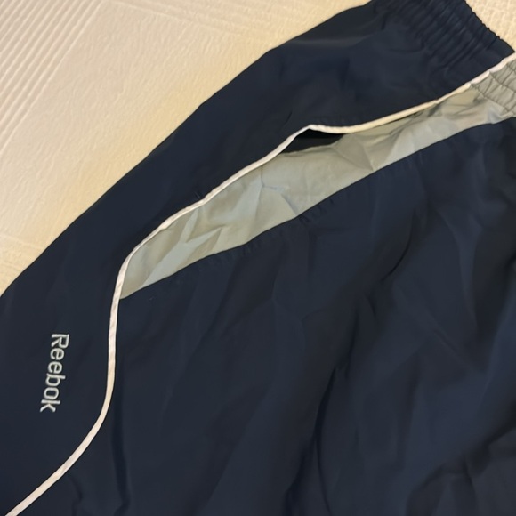 Reebok Dark Blue and Light Gray Sports Shorts - Picture 2 of 3